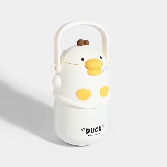 DUCK CHARACTER WATER BOTTLE/BEAKER | SH2892 YELLOW