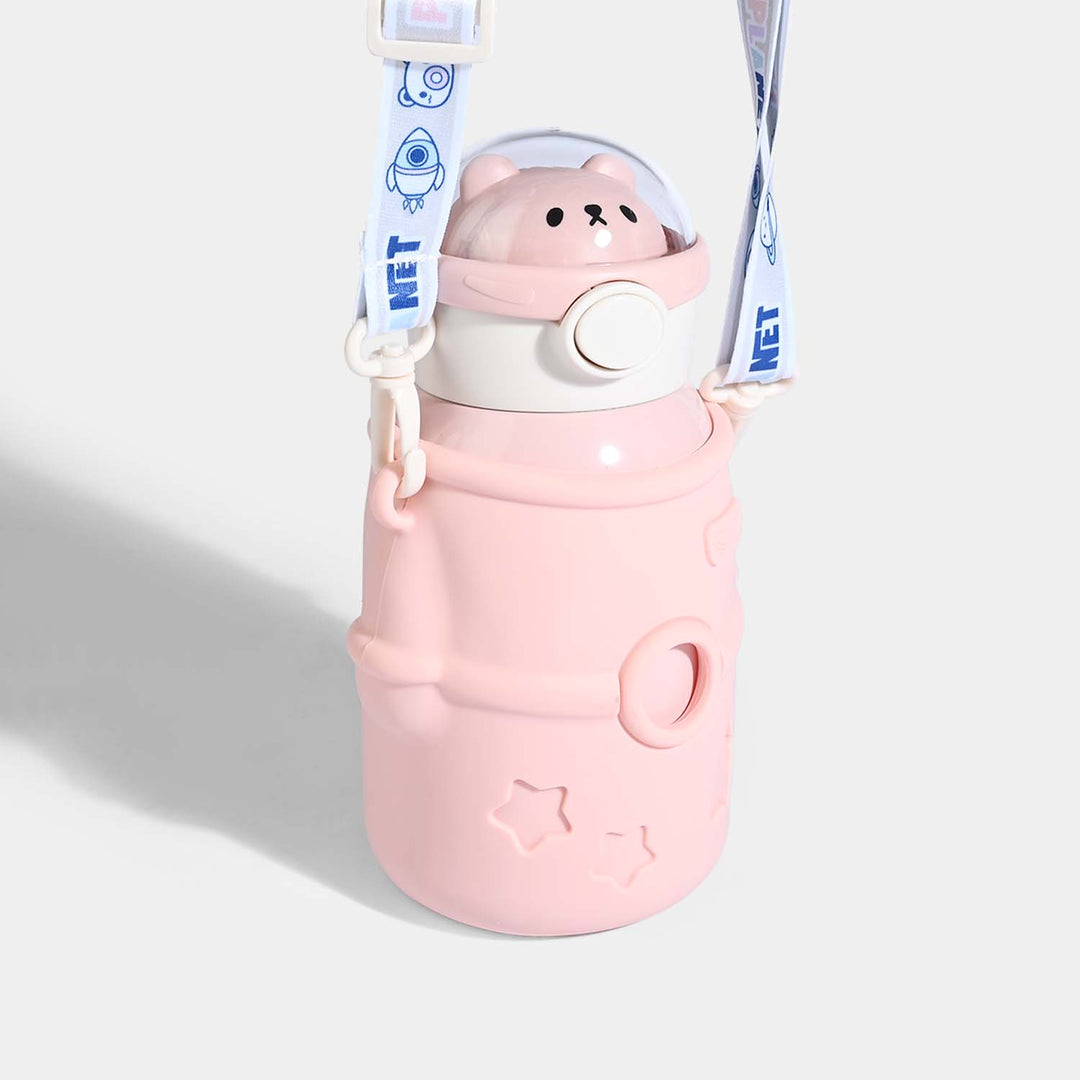 SPACE BEAR EXPLORER WATER BOTTLE/BEAKER | SH2893 PINK