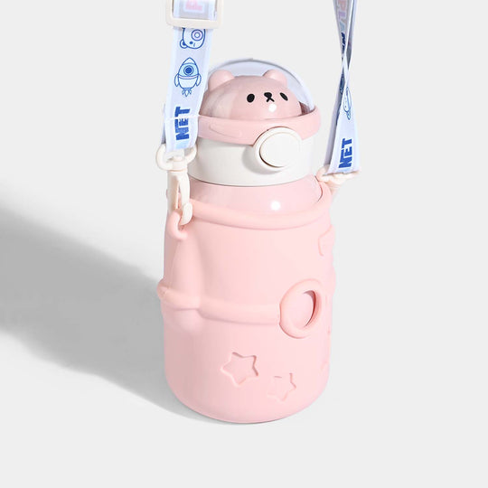 SPACE BEAR EXPLORER WATER BOTTLE/BEAKER | SH2893 PINK