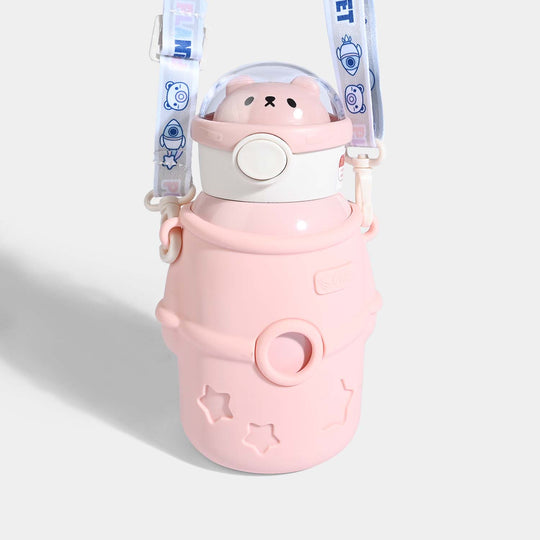 SPACE BEAR EXPLORER WATER BOTTLE/BEAKER | SH2893 PINK