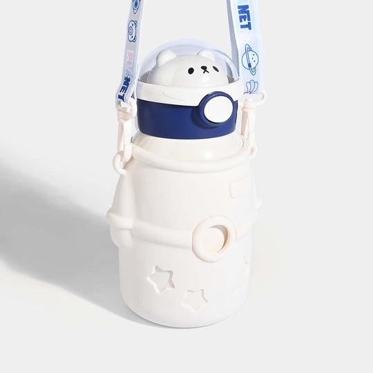 SPACE BEAR EXPLORER WATER BOTTLE/BEAKER | SH2893 WHITE