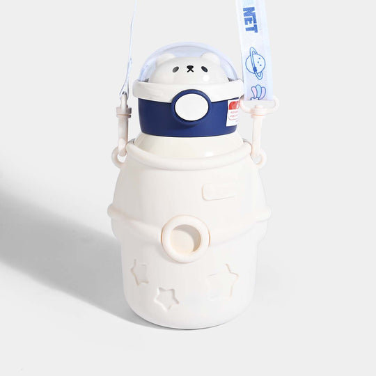 SPACE BEAR EXPLORER WATER BOTTLE/BEAKER | SH2893 WHITE