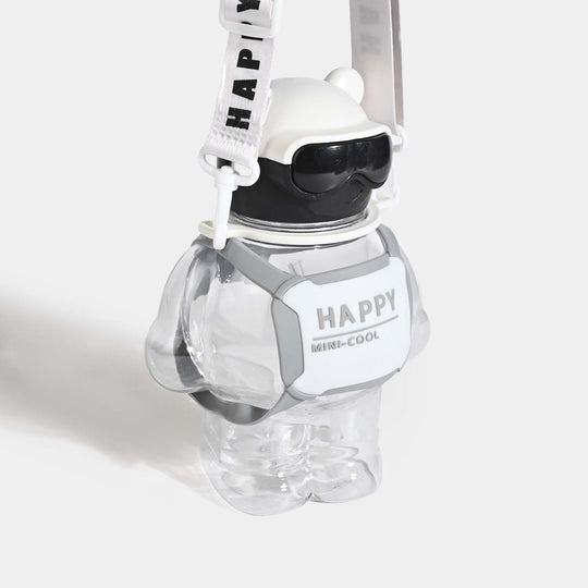 CUTE BEAR THEMED WATER BOTTLE/BEAKER | SH2896 WHITE