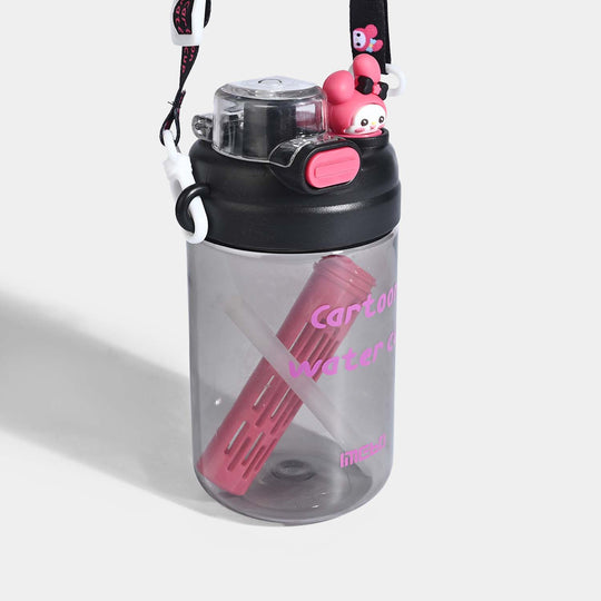 CARTOON THEMED KIDS WATER BOTTLE/BEAKER | SH2897 BLACK
