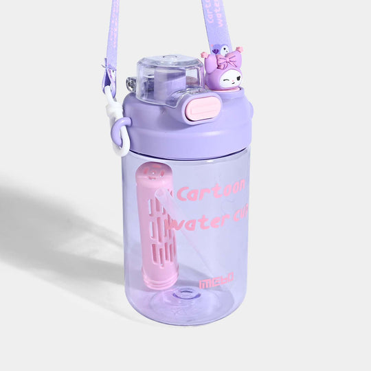 CARTOON THEMED KIDS WATER BOTTLE/BEAKER | SH2897 PURPLE