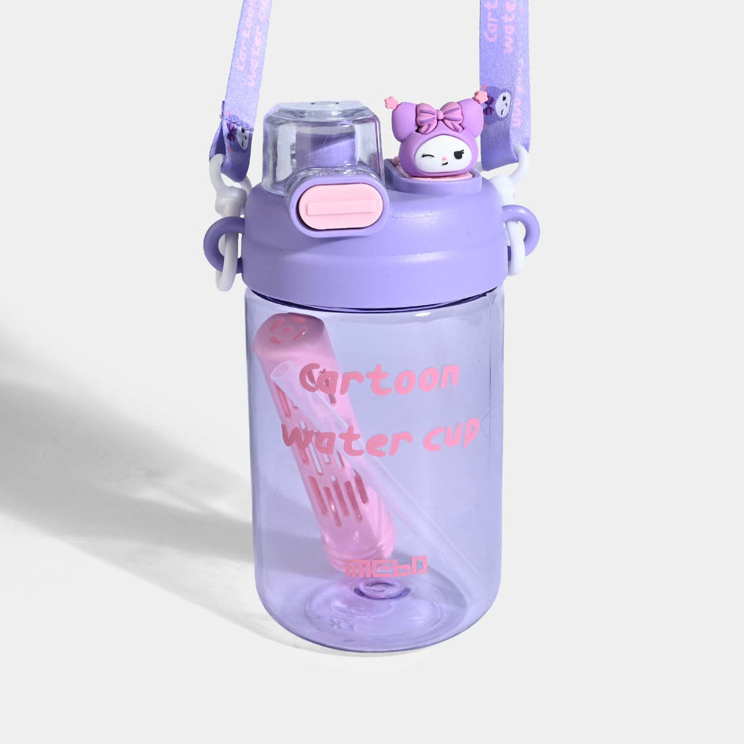 CARTOON THEMED KIDS WATER BOTTLE/BEAKER | SH2897 PURPLE