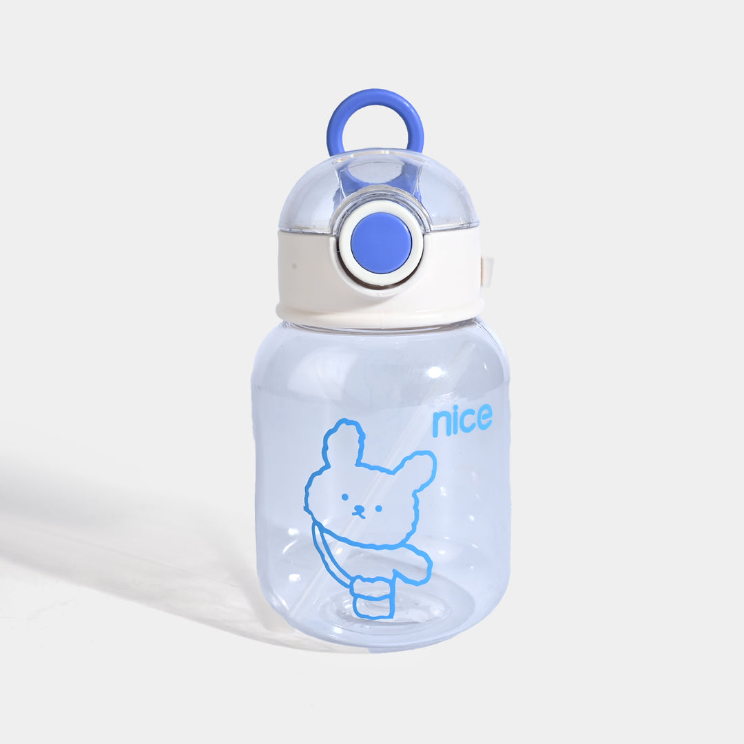 CARTOON TRANSPARENT WATER BOTTLE/BEAKER | SH2898 BLUE