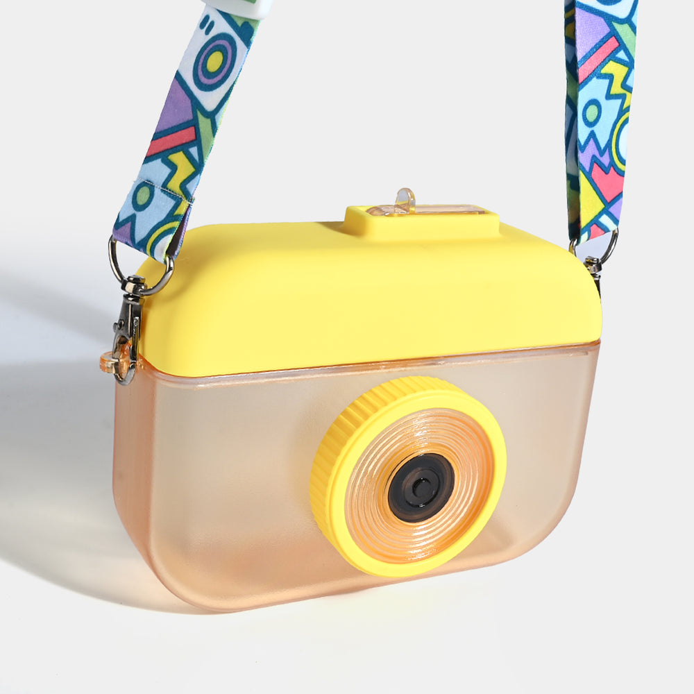 CREATIVE CAMERA SHAPED WATER BOTTLE/BEAKER | SH2899 YELLOW