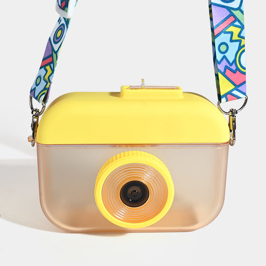 CREATIVE CAMERA SHAPED WATER BOTTLE/BEAKER | SH2899 YELLOW