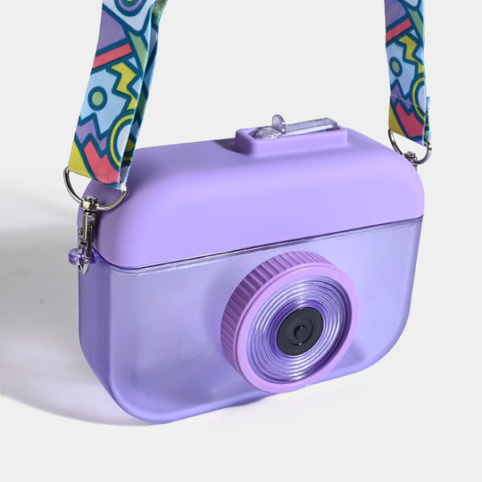 CREATIVE CAMERA SHAPED WATER BOTTLE/BEAKER | SH2899 PURPLE