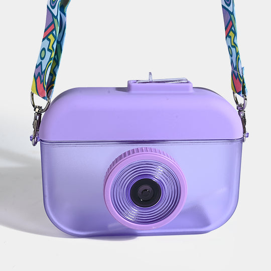 CREATIVE CAMERA SHAPED WATER BOTTLE/BEAKER | SH2899 PURPLE