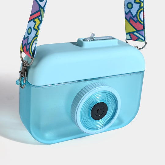 CREATIVE CAMERA SHAPED WATER BOTTLE/BEAKER | SH2899 BLUE