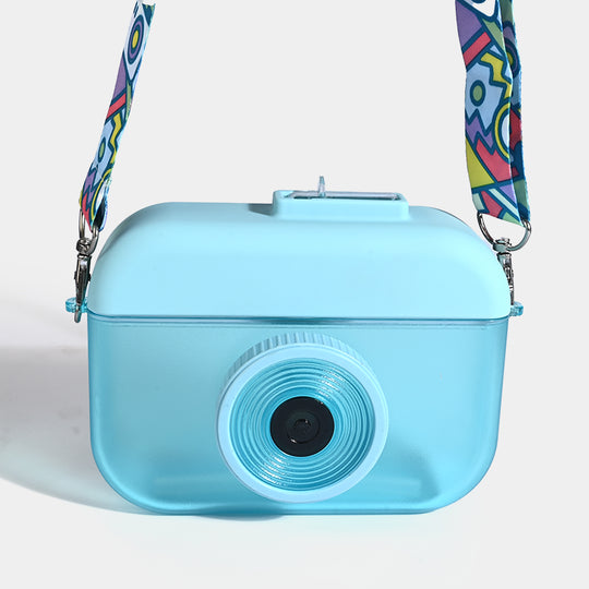 CREATIVE CAMERA SHAPED WATER BOTTLE/BEAKER | SH2899 BLUE