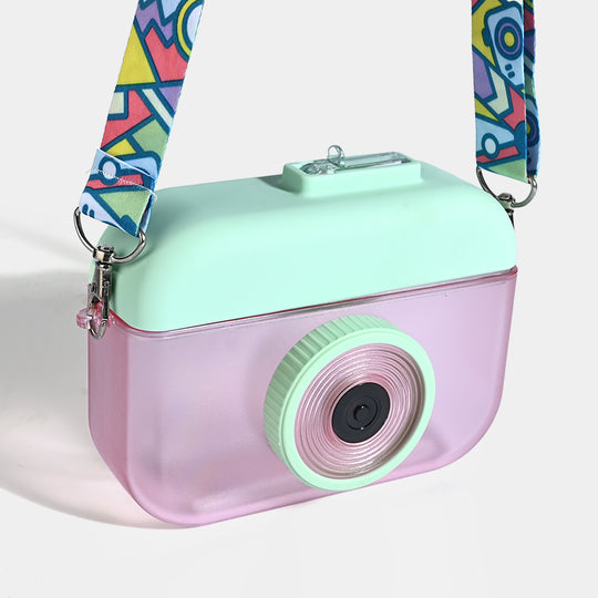 CREATIVE CAMERA SHAPED WATER BOTTLE/BEAKER | SH2899 PINK