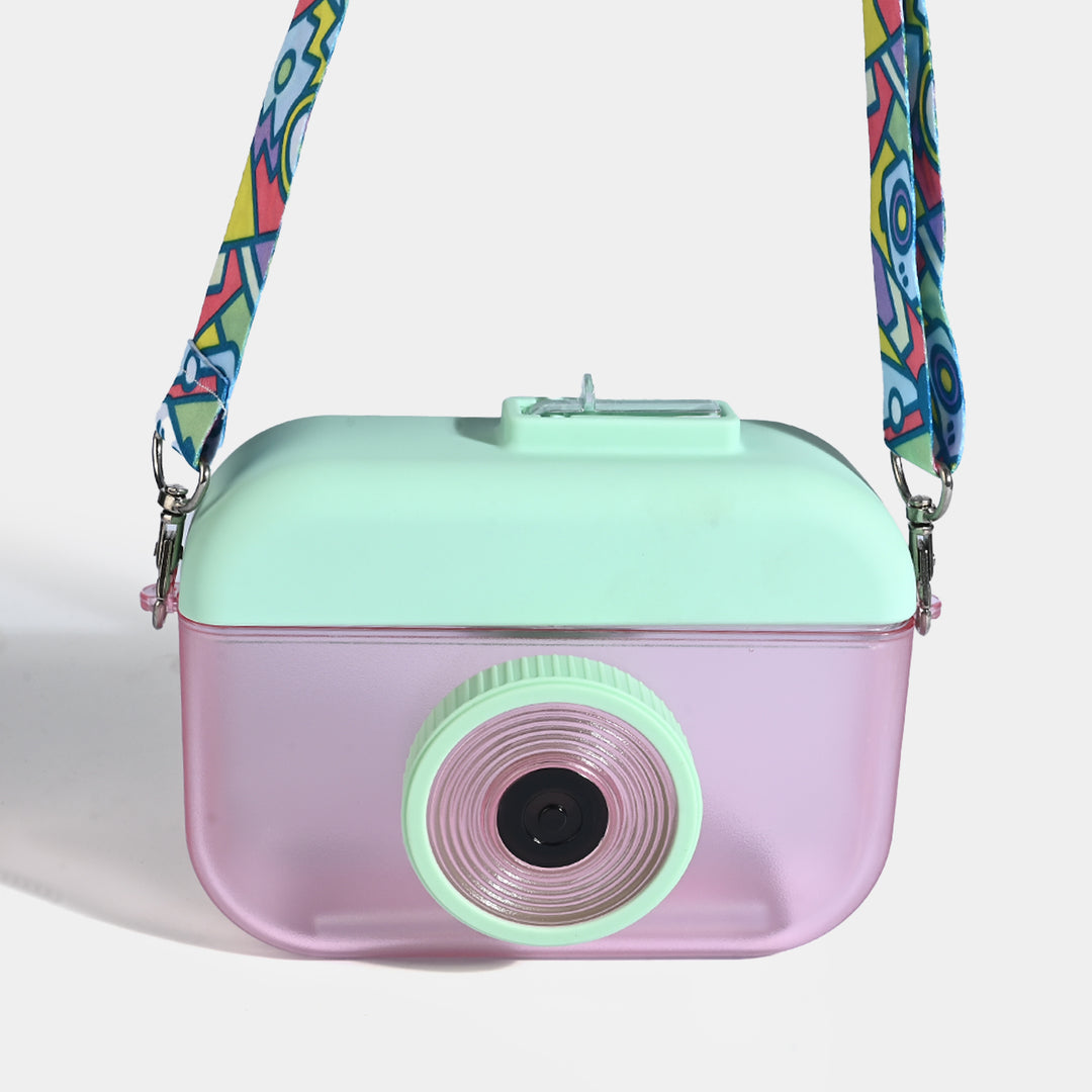 CREATIVE CAMERA SHAPED WATER BOTTLE/BEAKER | SH2899 PINK