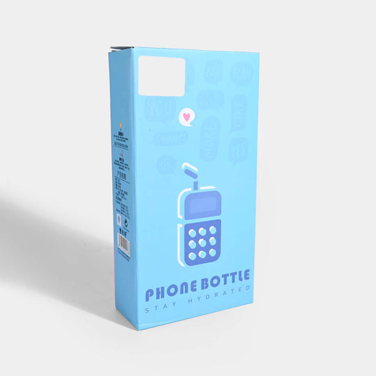 TELEPHONE SHAPED KIDS WATER BOTTLE/BEAKER | SH2900 YELLOW