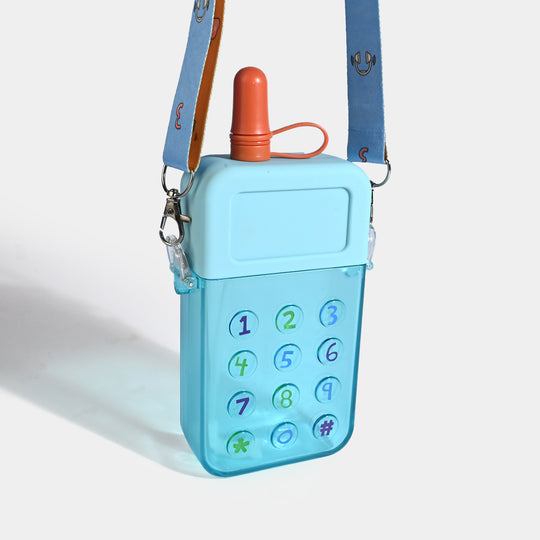 TELEPHONE SHAPED KIDS WATER BOTTLE/BEAKER | SH2900 BLUE