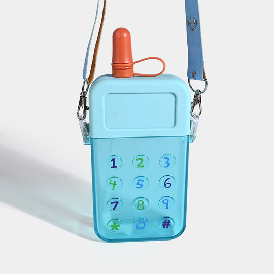 TELEPHONE SHAPED KIDS WATER BOTTLE/BEAKER | SH2900 BLUE