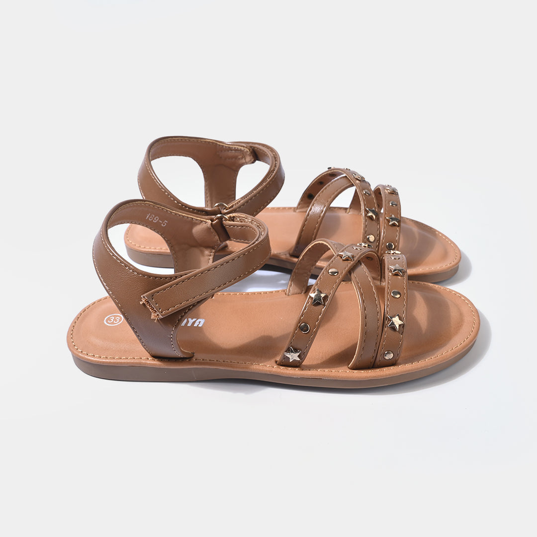 Girls Sandal 189-5-CAMEL