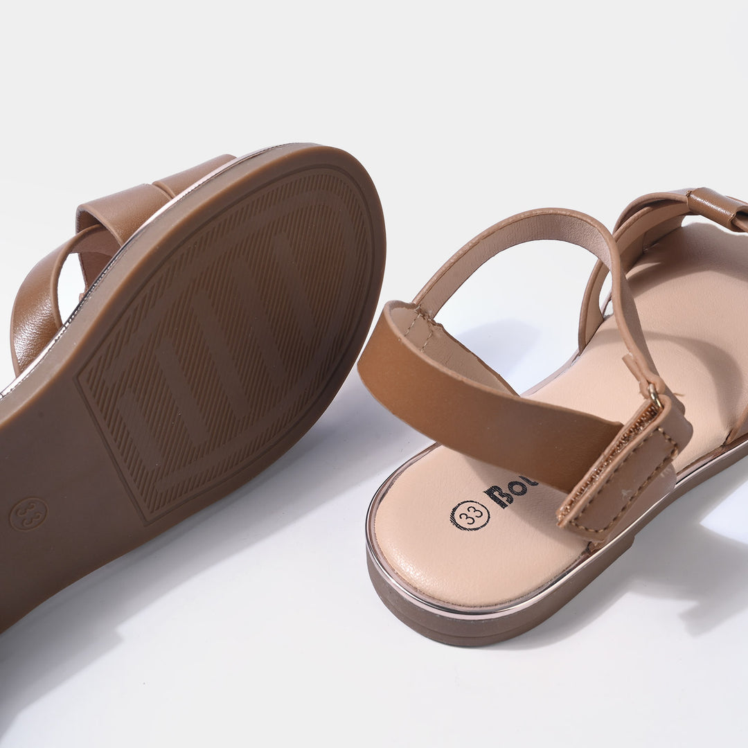 Girls Sandal 189-7-CAMEL