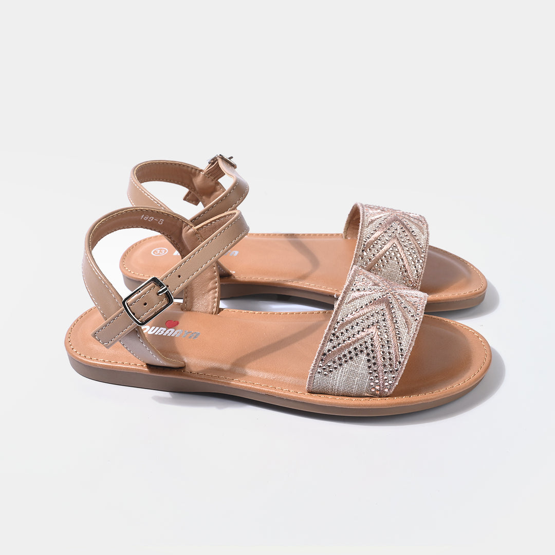 Girls Sandal 189-8-CHAMPAGNE