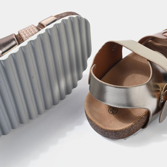 Girls Sandal 188-1-Golden