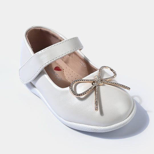Girls Pumps 185-1-White