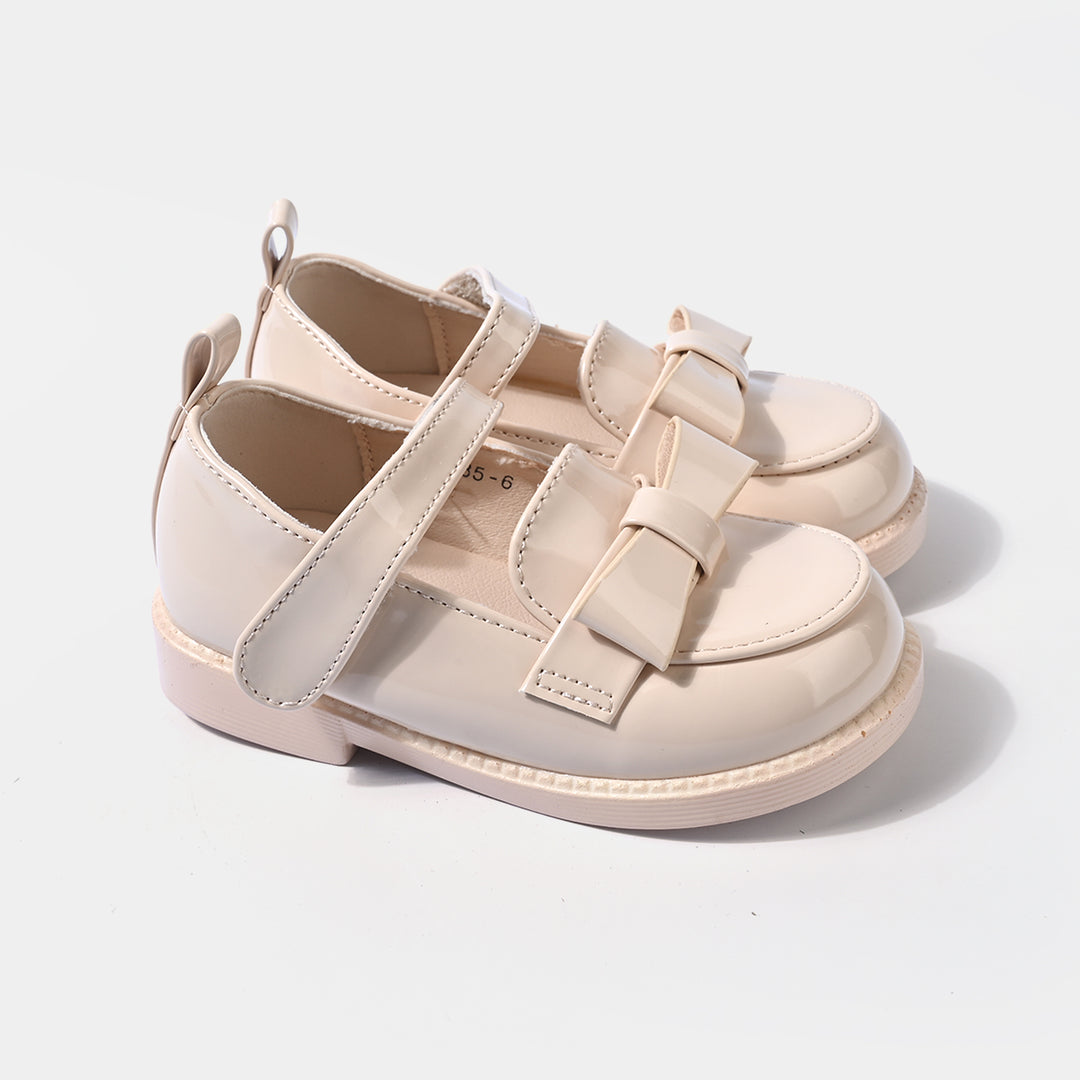 Girls Pumps 185-6-BEIGE