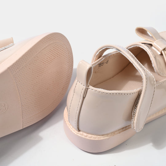 Girls Pumps 185-6-BEIGE