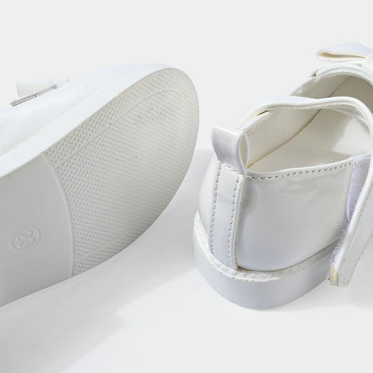 Girls Pumps 185-6-White