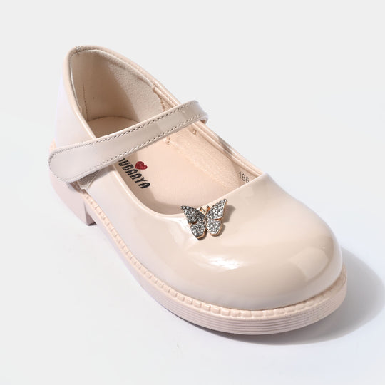 Girls Pumps 186-2-BEIGE