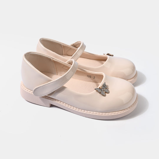 Girls Pumps 186-2-BEIGE