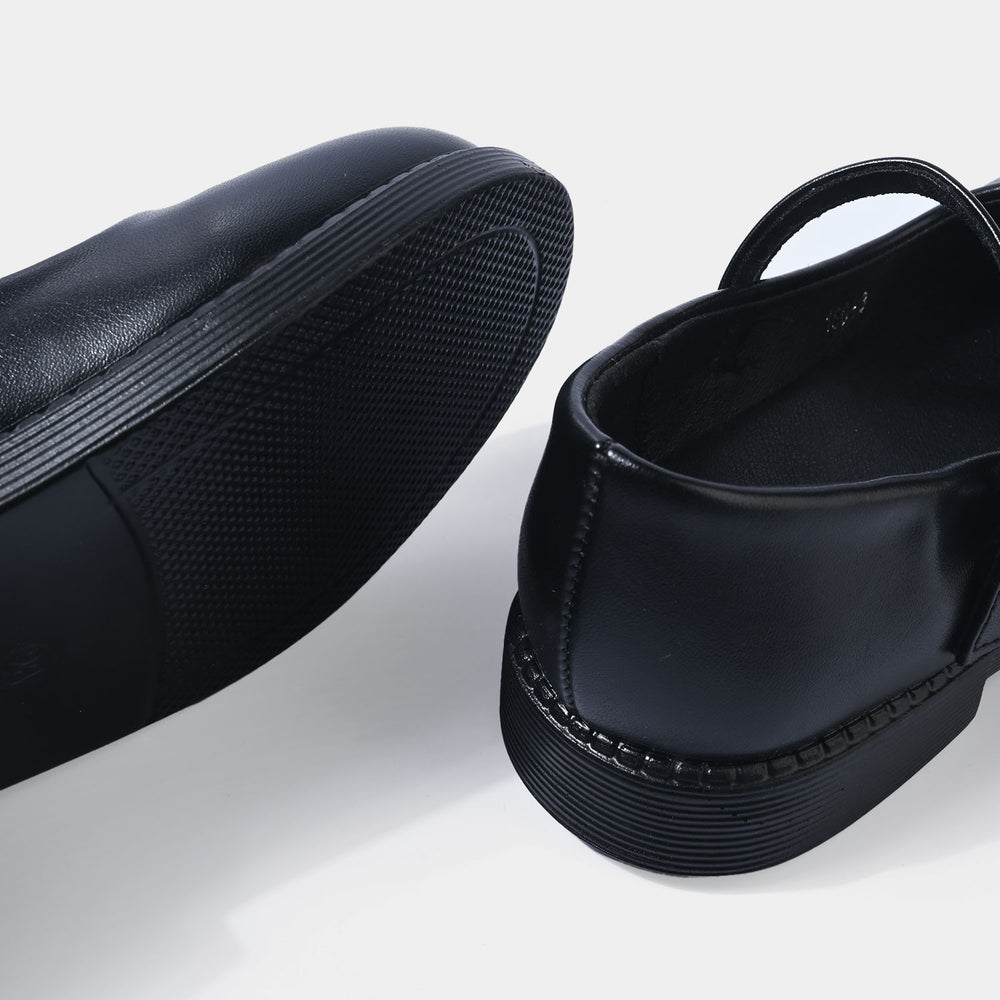 Girls Pumps 186-3-BLACK