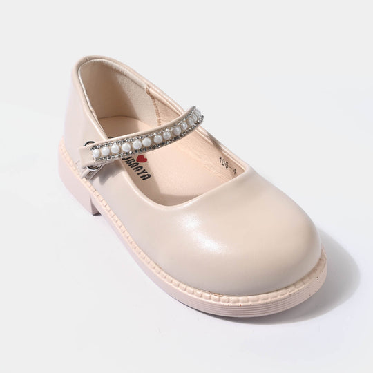 Girls Pumps 186-4-BEIGE