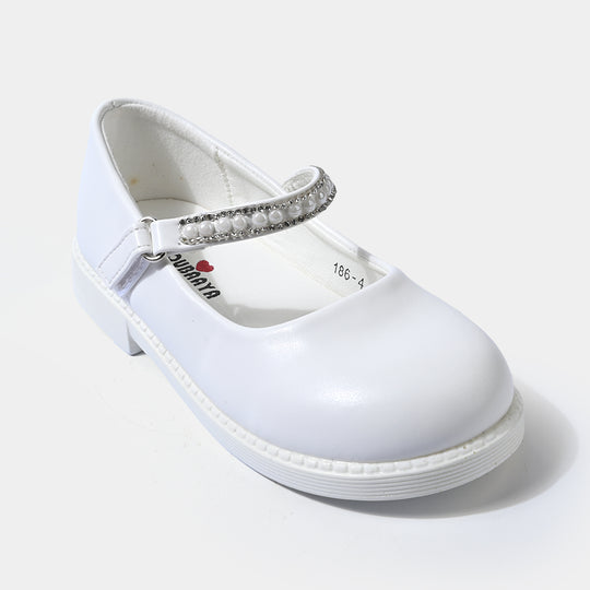 Girls Pumps 186-4-White