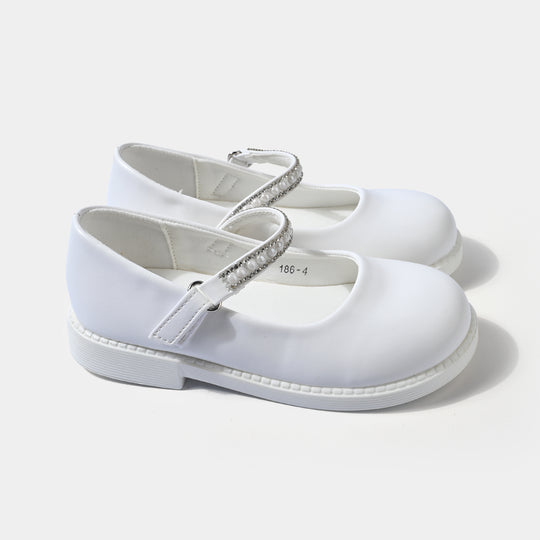 Girls Pumps 186-4-White
