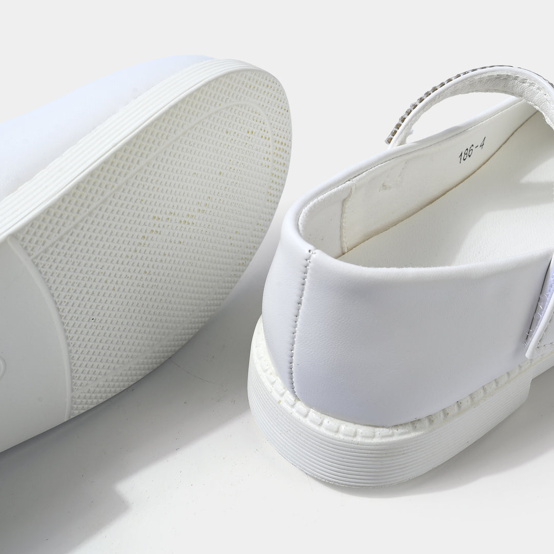 Girls Pumps 186-4-White
