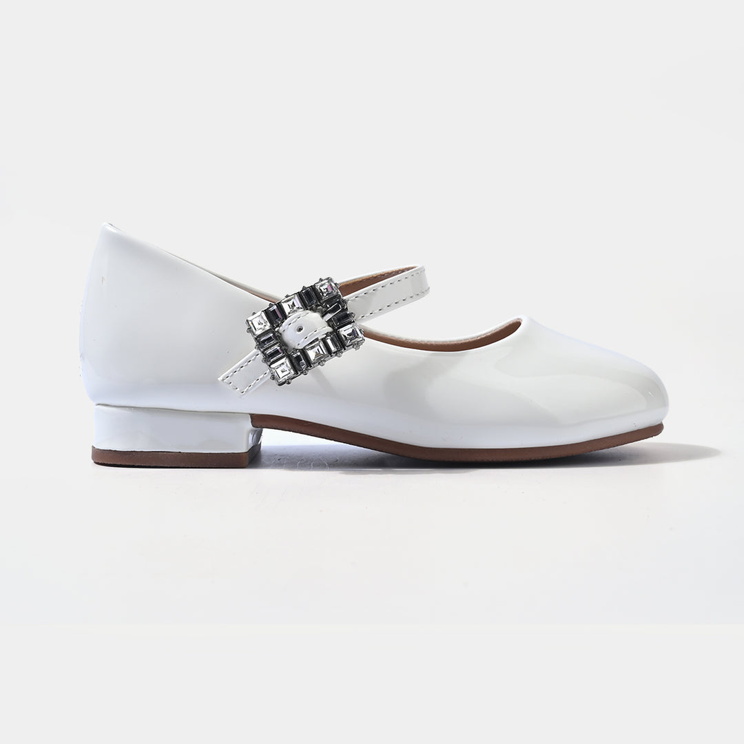 Girls Pumps 186-5-White