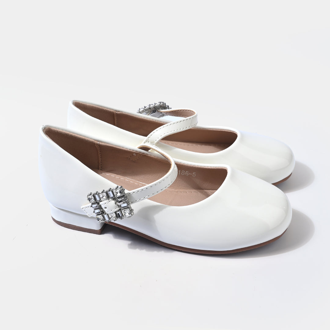Girls Pumps 186-5-White