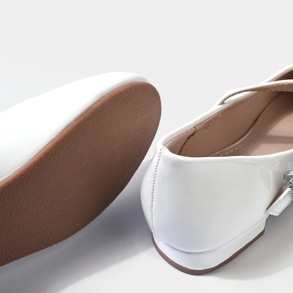 Girls Pumps 186-5-White