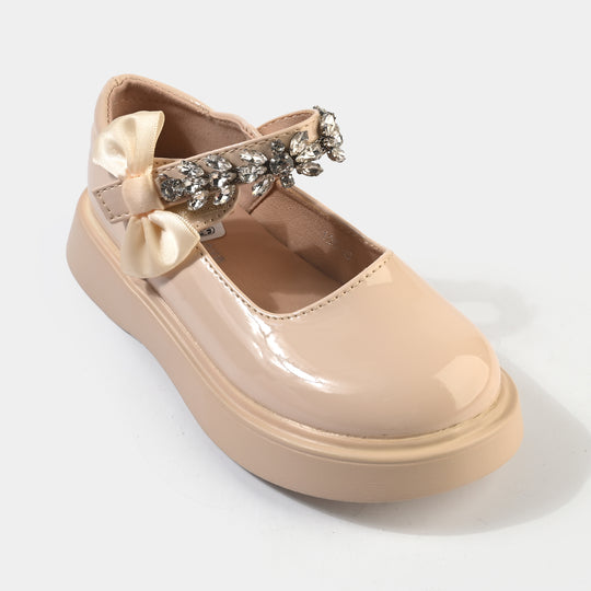 Girls Pumps 186-6-BEIGE