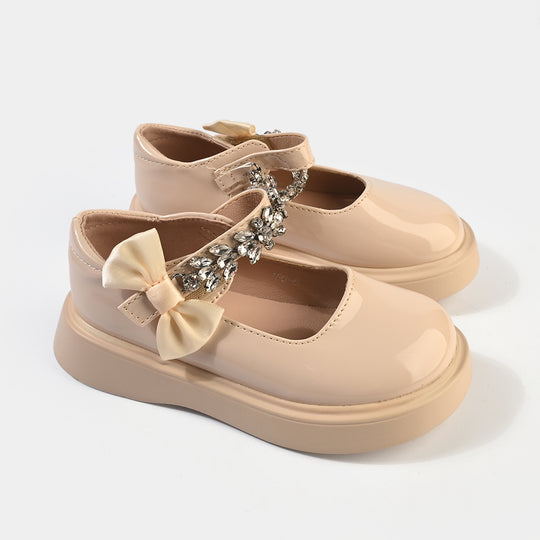 Girls Pumps 186-6-BEIGE