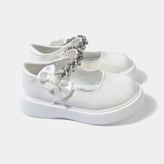 Girls Pumps 186-6-White