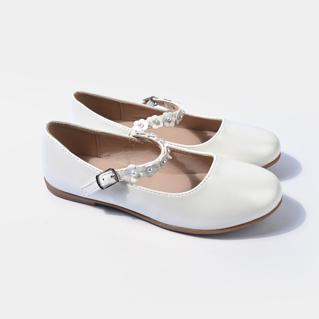 Girls Pumps 187-2-Off.White