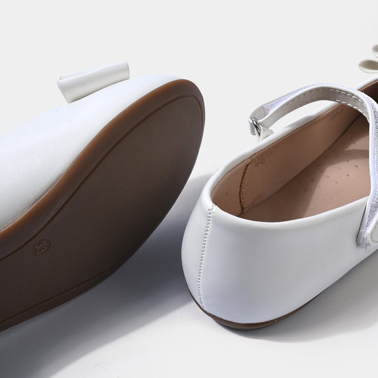 Girls Pumps 187-3-White