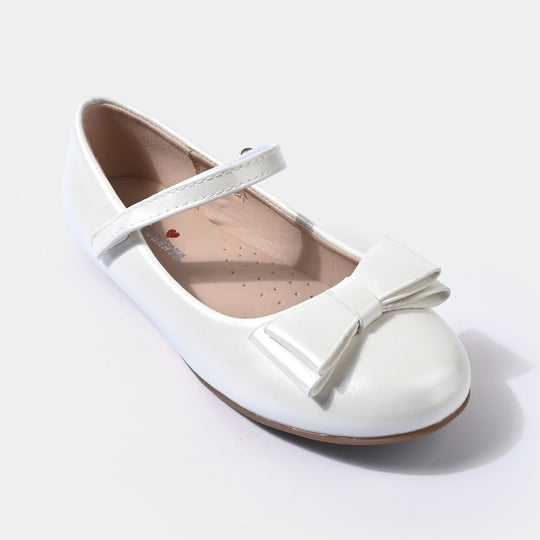 Girls Pumps 187-3-Off.White