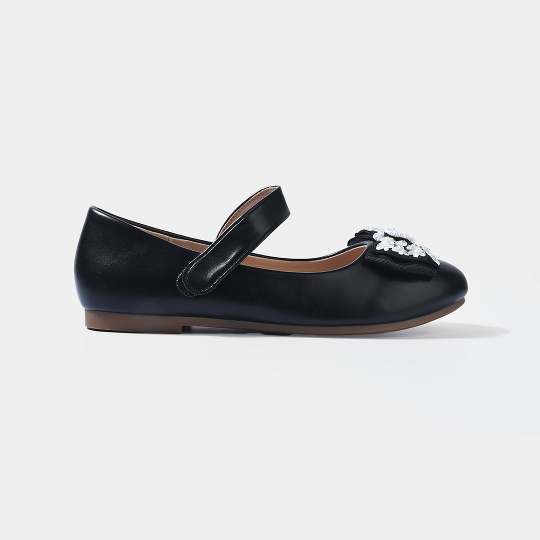 Girls Pumps 187-4-BLACK