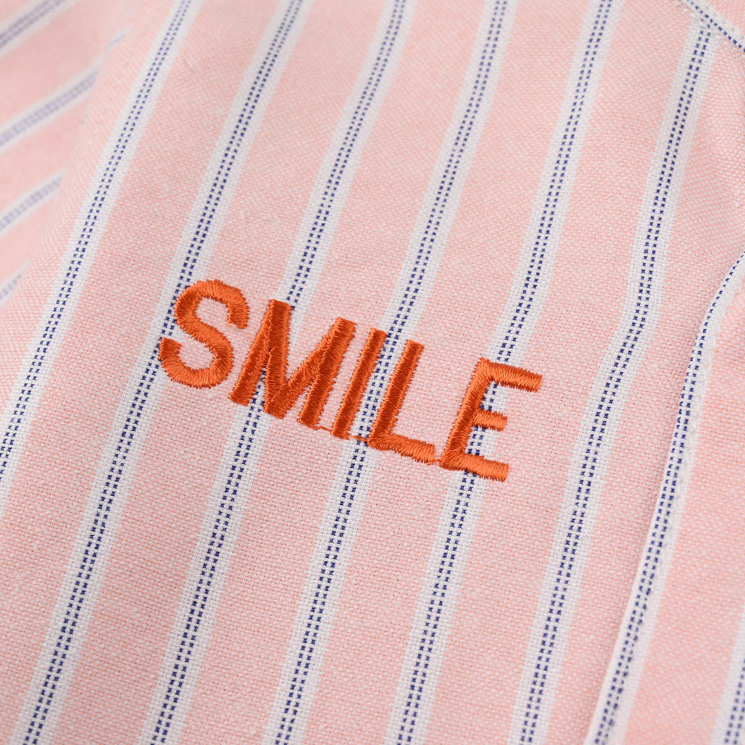 Infant Boys Yarn Dyed Shirt - Pink