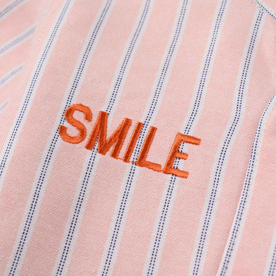 Infant Boys Yarn Dyed Shirt - Pink