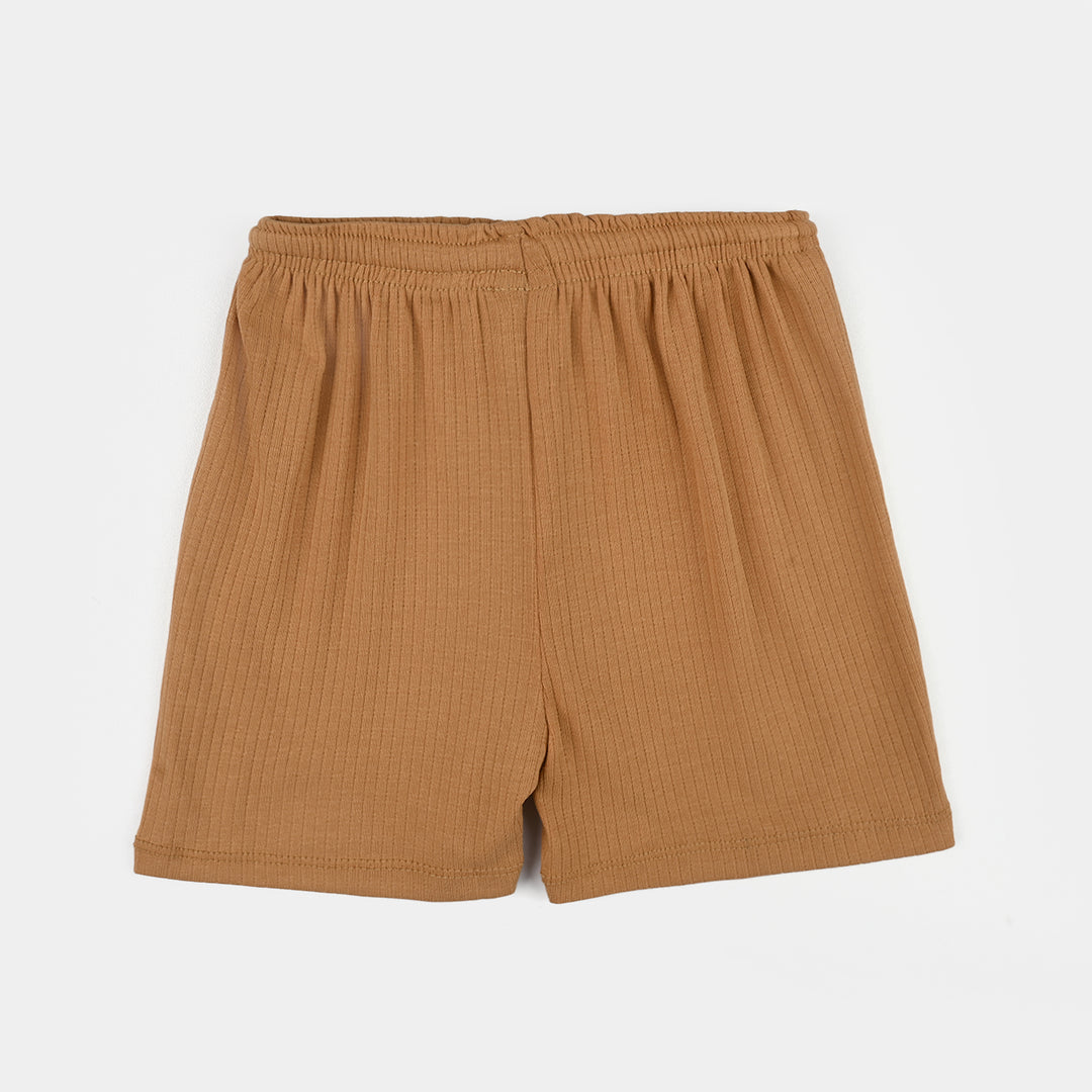 Infant Boys Poly Viscose Suit (Best Vibes) - White/Brown